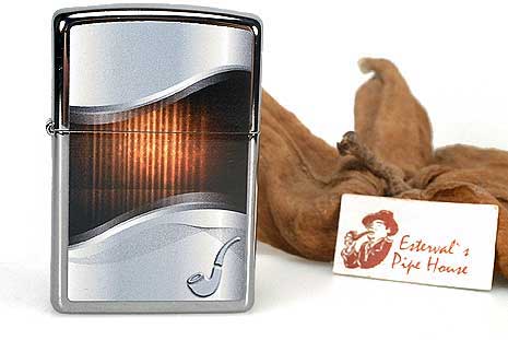 Zippo Chrome Poliert Color Pfeifenfeuerzeug Amber 256321